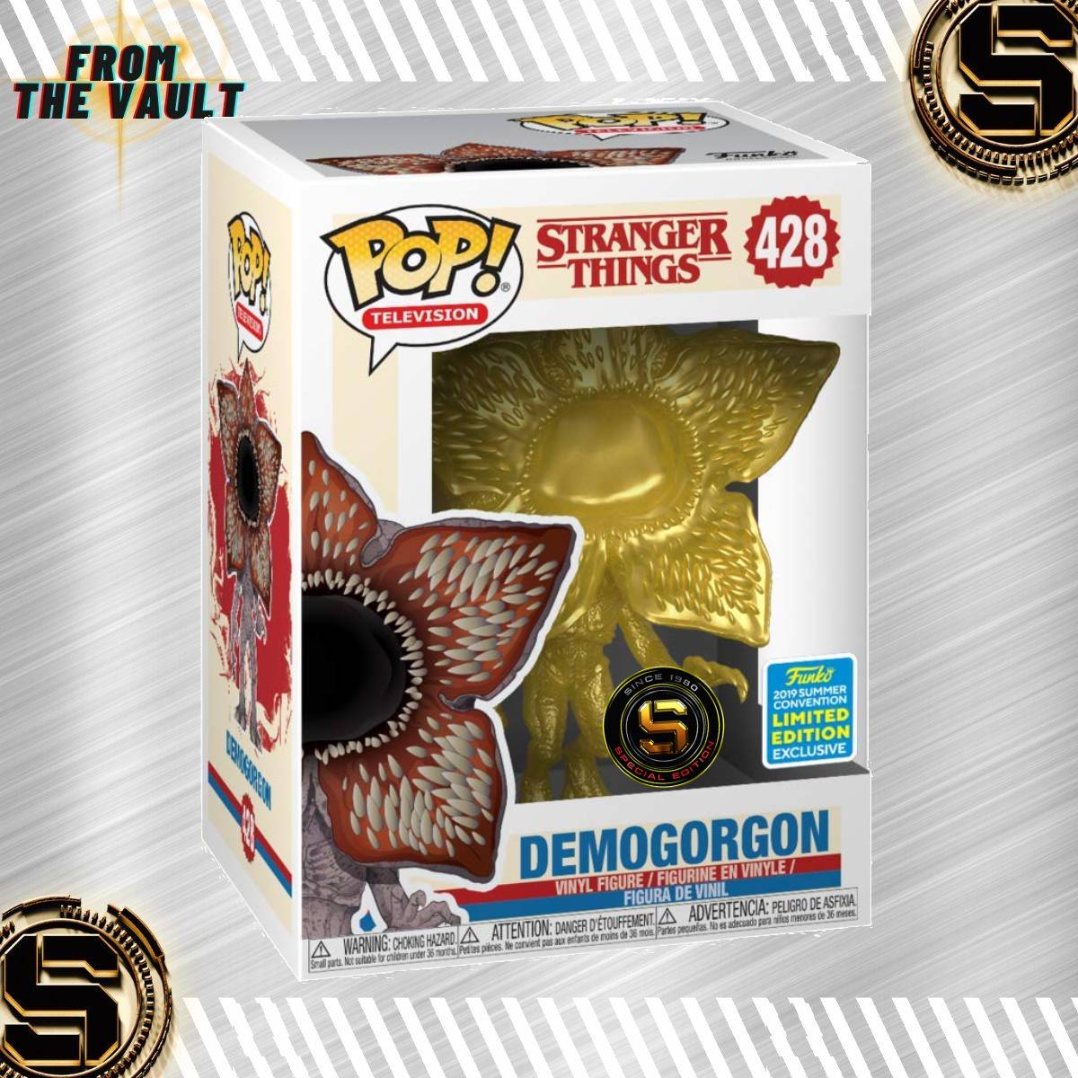 FUNKO POP TV STRANGER THINGS DEMOGORGON 428 EXCLUSIVO SAHARIS