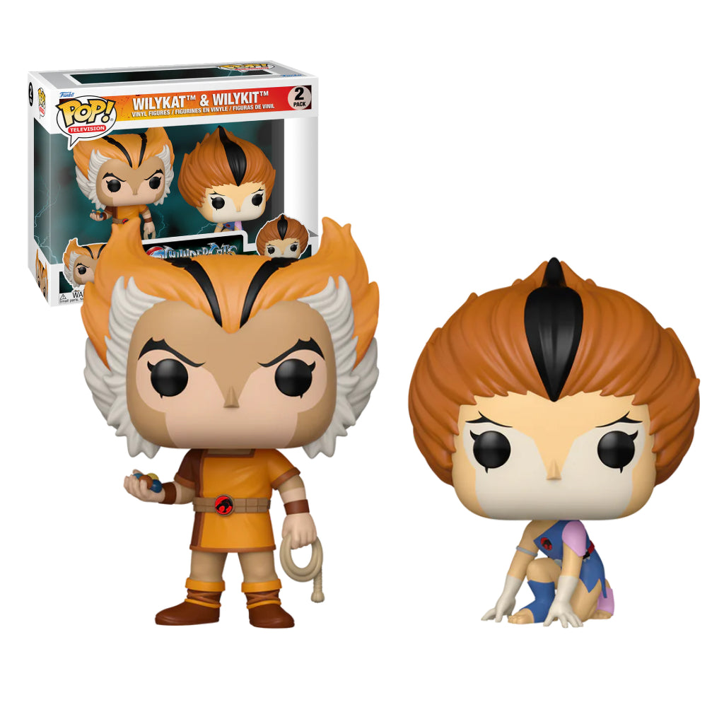 FUNKO POP TV THUNDERCATS WILYKAT AND WILYKIT 2PK