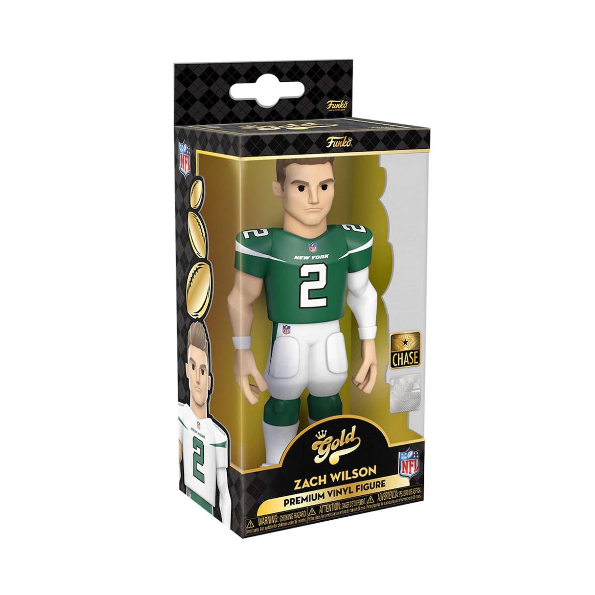 FUNKO VINYL GOLD NFL JETS ZACH WILSON CHASE