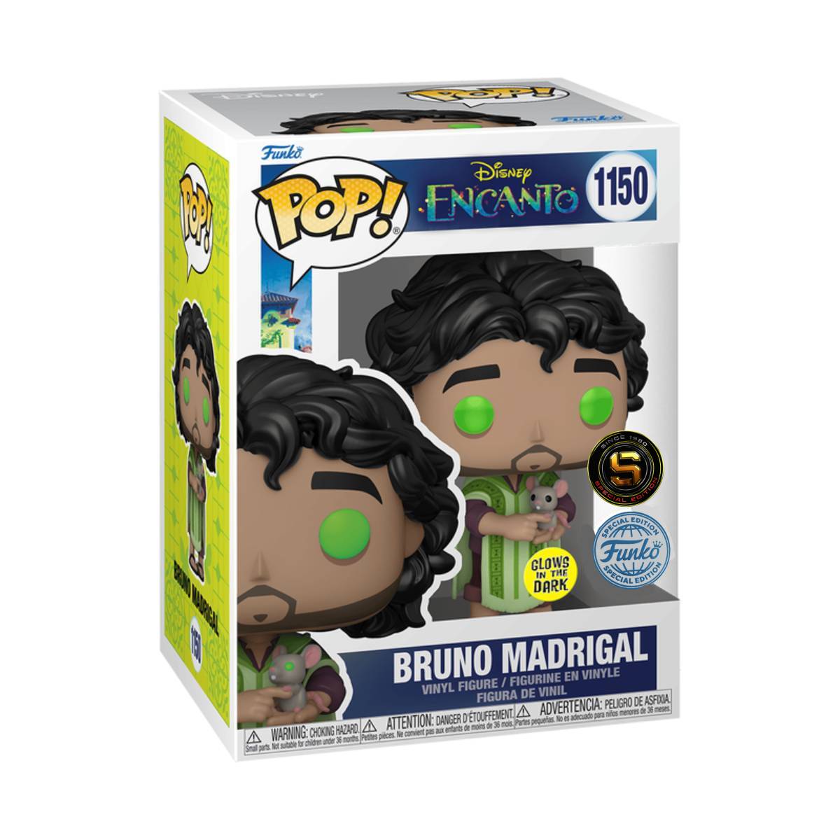 FUNKO POP DISNEY ENCANTO BRUNO MADRIGAL GLOW 1150 SE