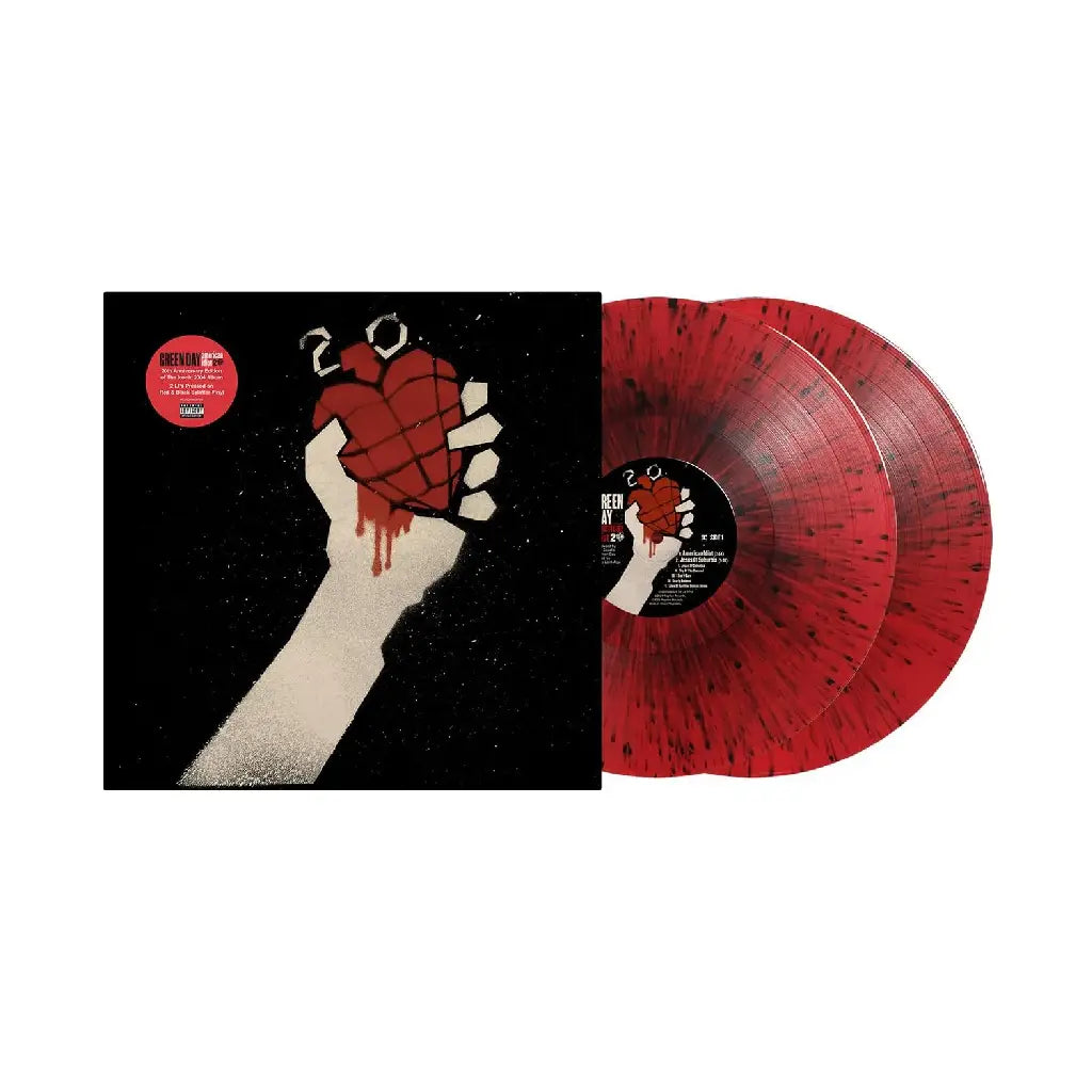 GREEN DAY / AMERICAN IDIOT (20TH ANNIVERSARY RED AND BLACK SPLATTER 2LP)