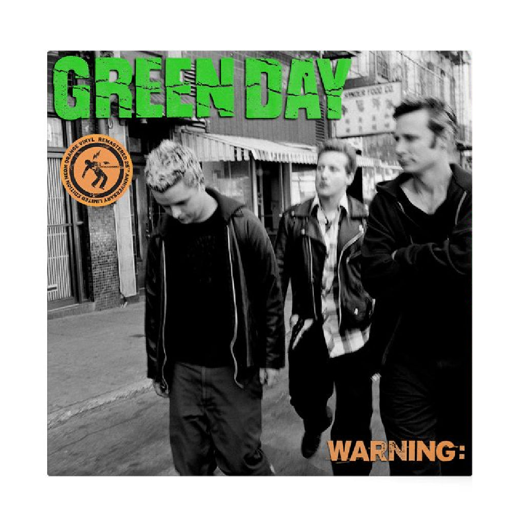 GREEN DAY / WARNING (25TH ANNIVERSARY DELUXE EDITION)(NEON ORANGE COLORED VINYL)