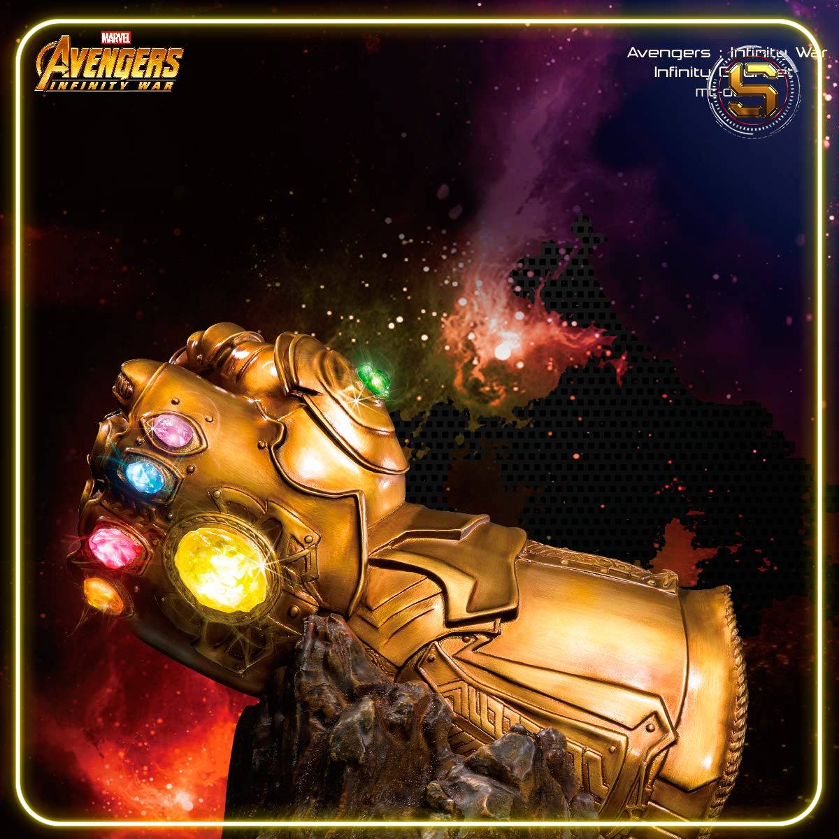BEAST KINGDOM MARVEL AVENGERS INFINITY WAR INFINITY GAUNTLET REPLICA