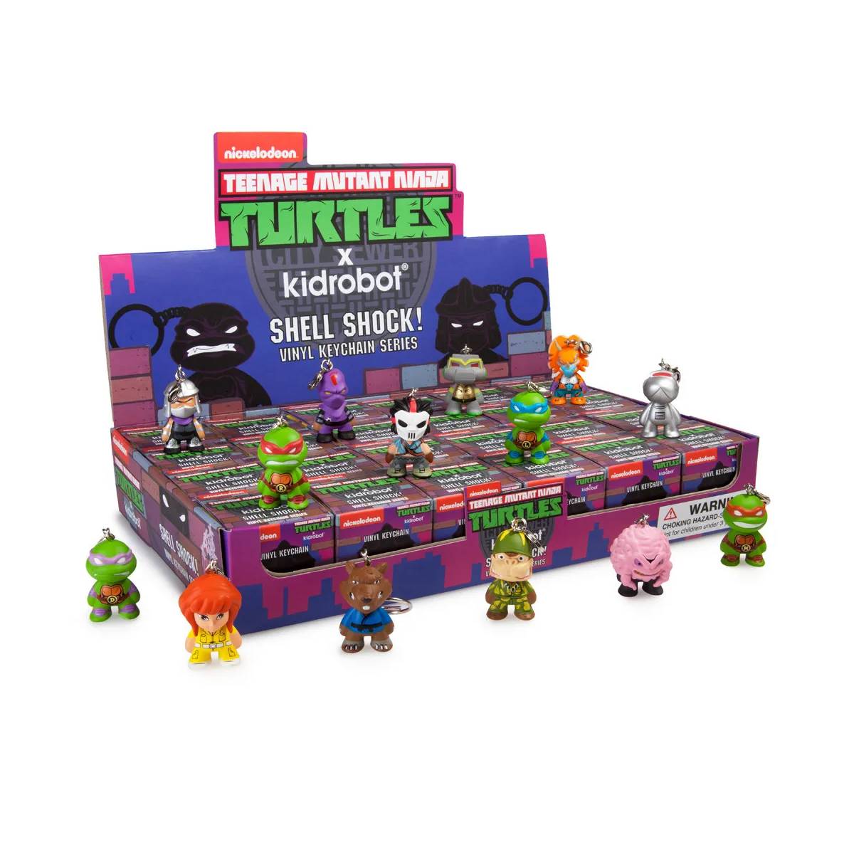 KIDROBOT LLAVERO TMNT SHELL SHOCK SURTIDO