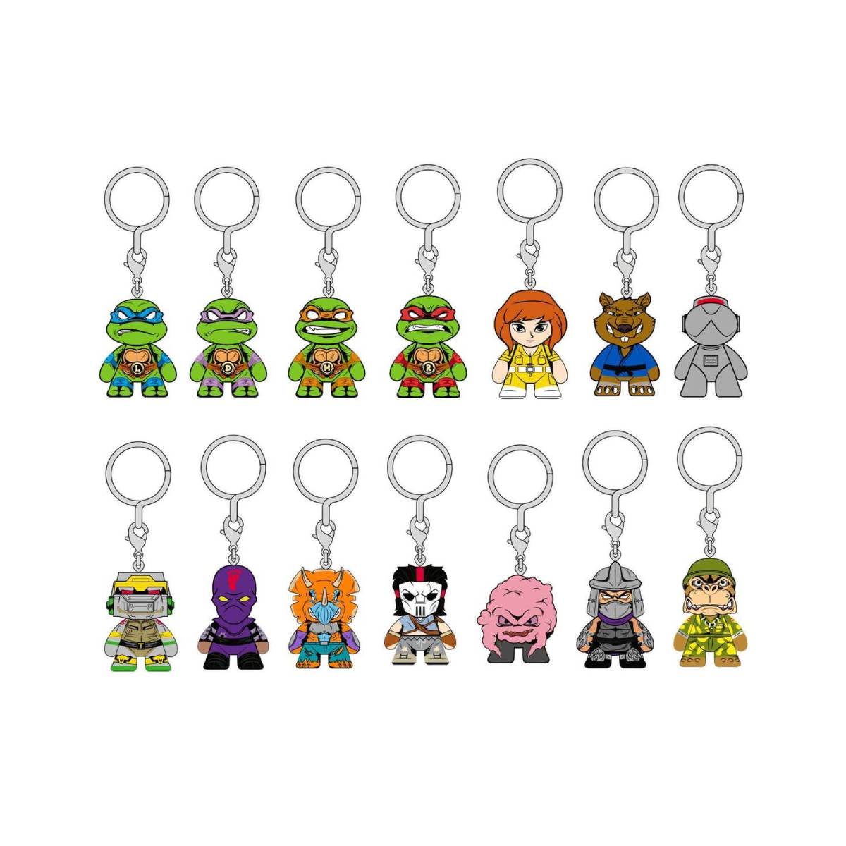 KIDROBOT LLAVERO TMNT SHELL SHOCK SURTIDO
