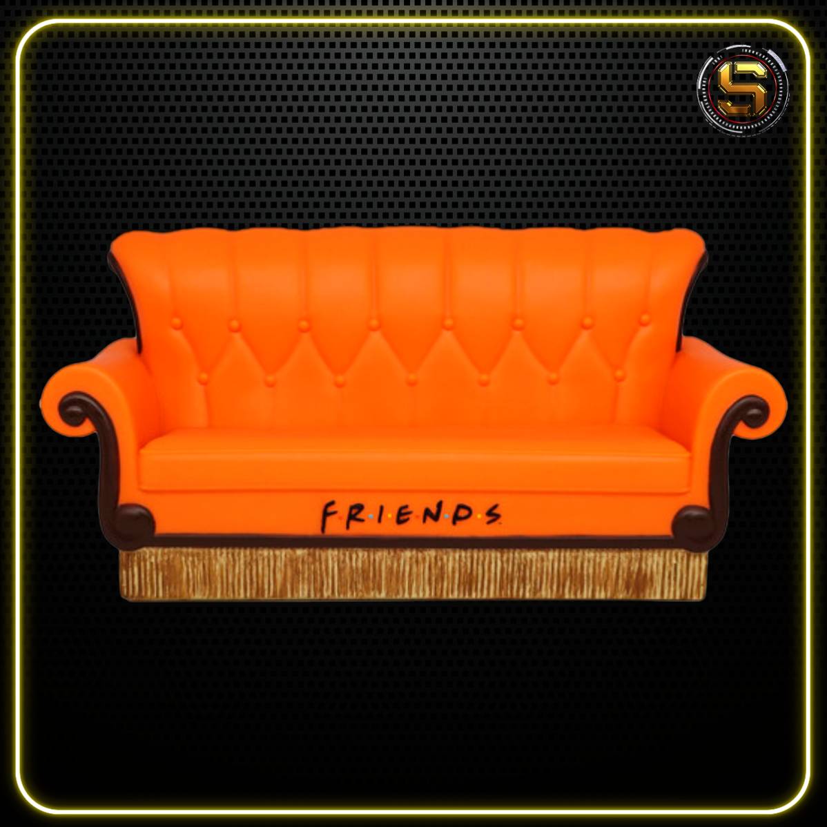 MONOGRAM TV SERIES FRIENDS COUCH PVC BANK