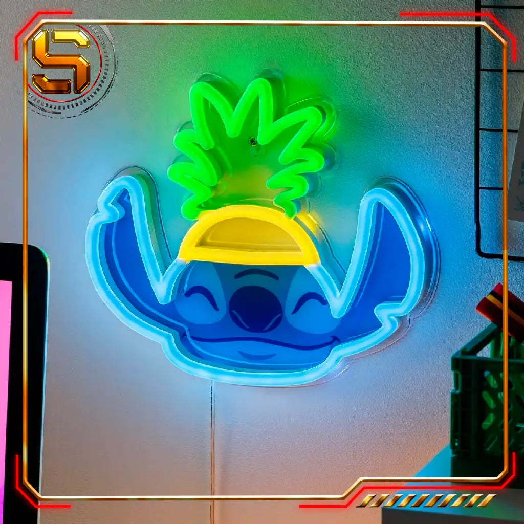 PALADONE DISNEY LILO AND STITCH STITCH WALL MOUNTABLE LED NEON LIGHT