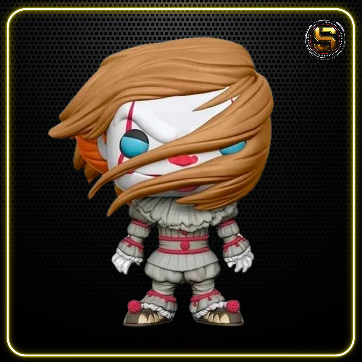 FUNKO POP MOVIES IT 474 PENNYWISE WITH WIG
