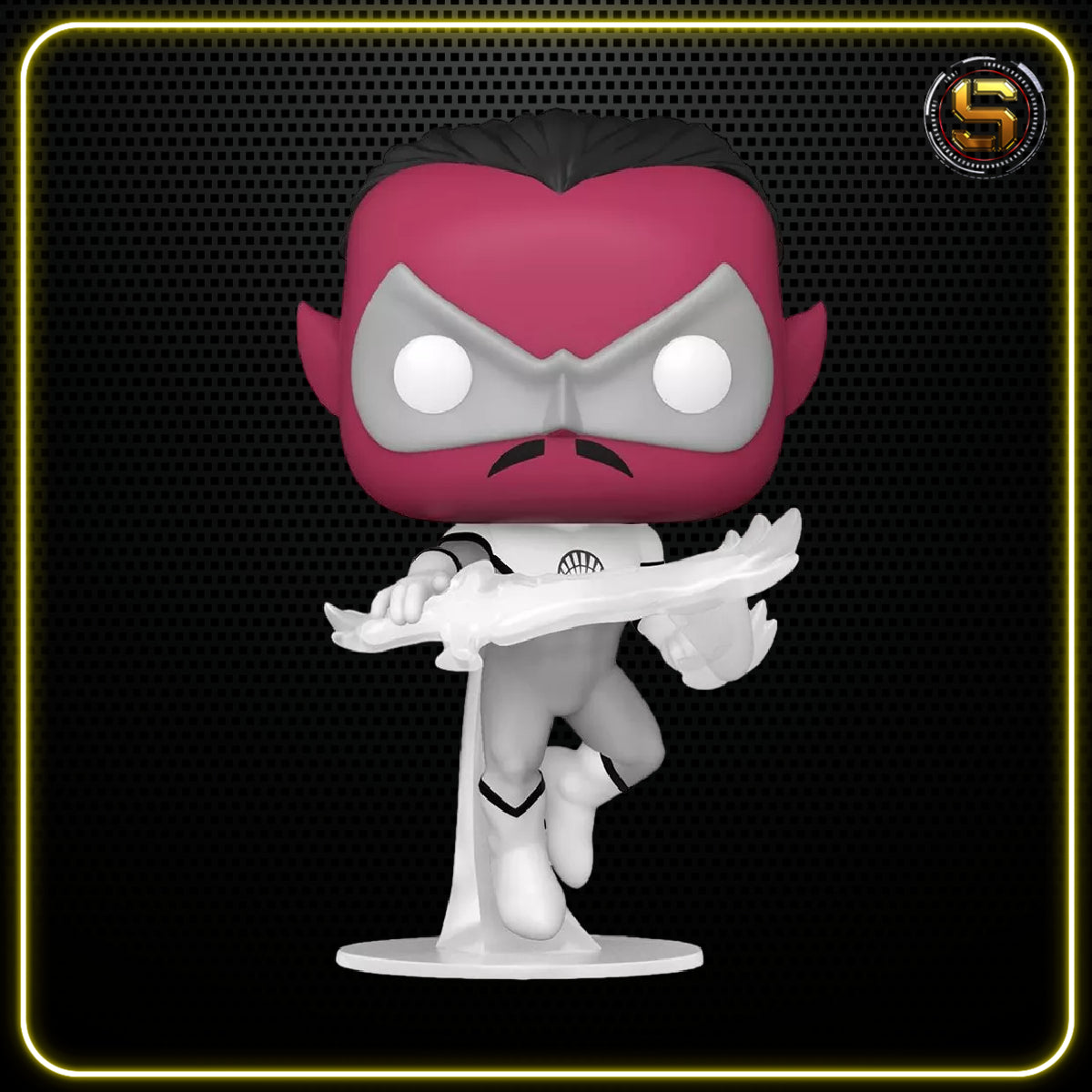 FUNKO POP DC COMICS WHITE LANTERN SINESTRO 398 EXCLUSIVO SAHARIS