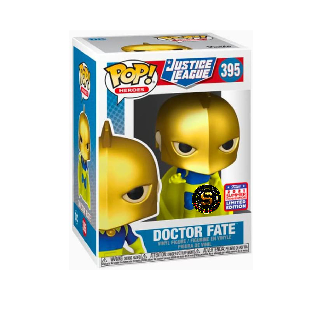 FUNKO POP DC HEROES JUSTICE LEAGUE DOCTOR FATE 395 EXCLUSIVO SAHARIS