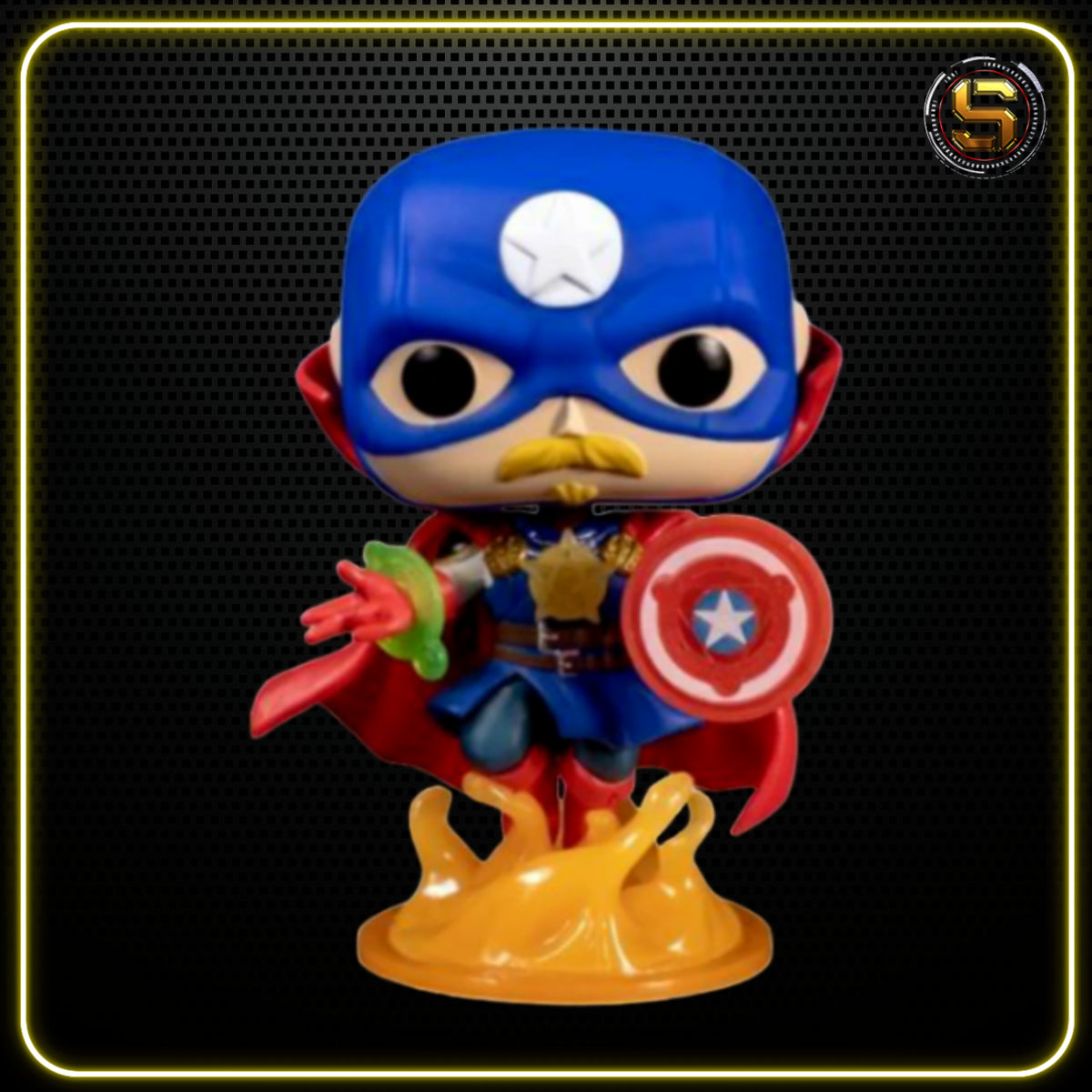 FUNKO POP MARVEL INFINITY WARPS SOLDIER SUPREME 679 EDICION ESPECIAL BRILLA EN LA OBSCURIDAD EXCLUSIVO SAHARIS