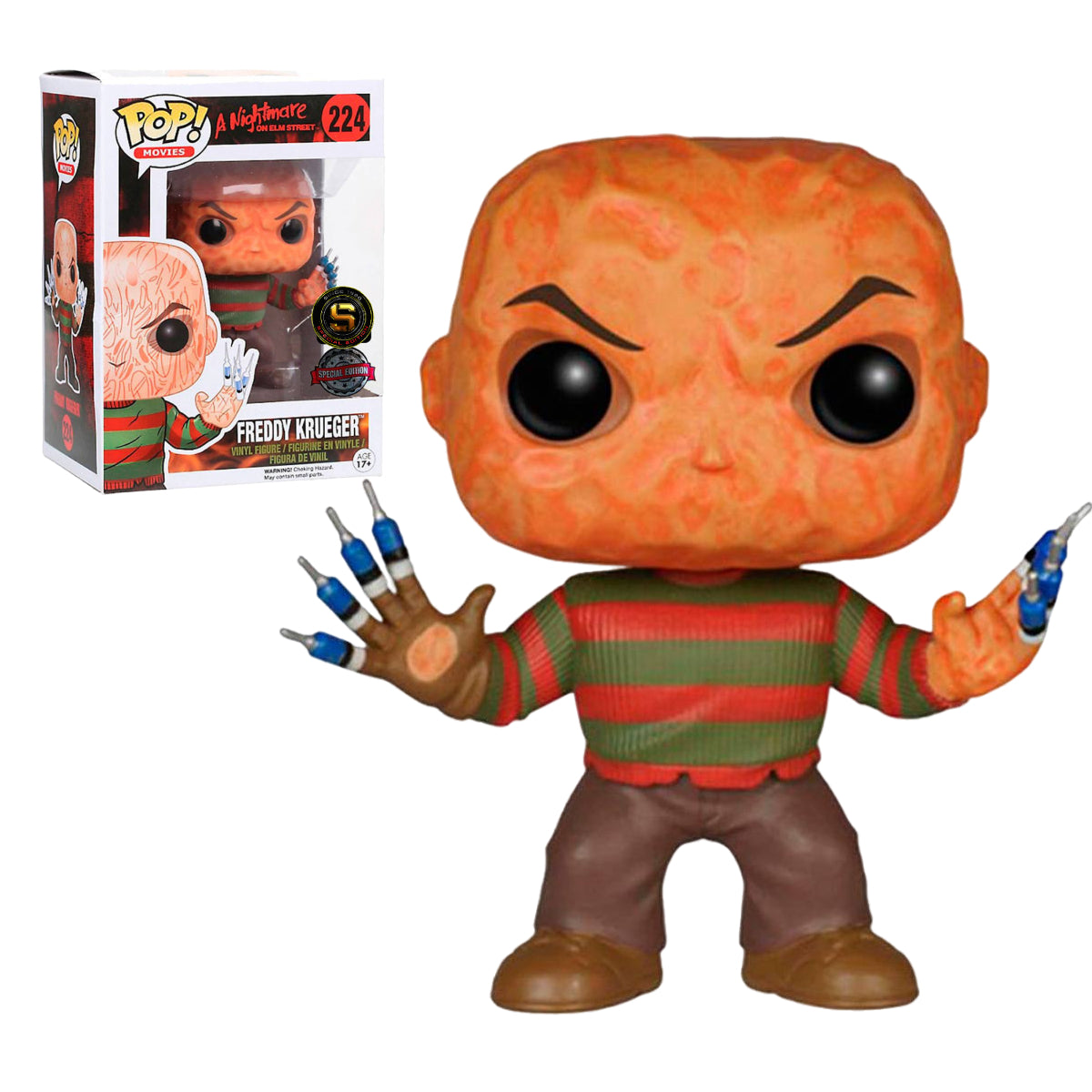 FUNKO POP MOVIES A NIGHTMARE ON ELM STREET FREDDY KRUEGER 224 EXCLUSIVO SAHARIS