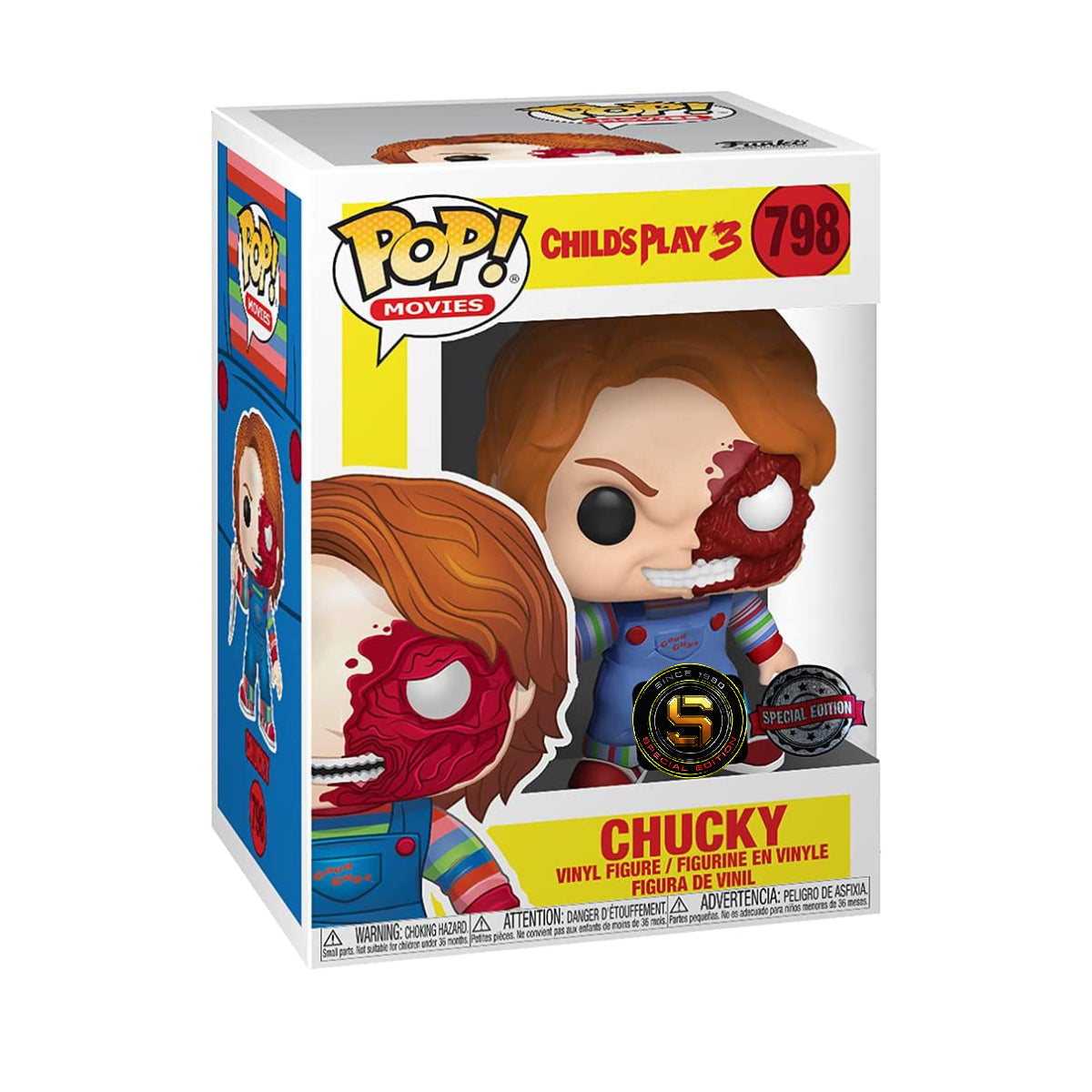 FUNKO POP MOVIES CHILDS PLAY 3 CHUCKY 798 EXCLUSIVO SAHARIS