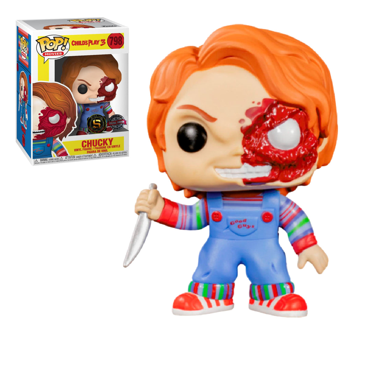 FUNKO POP MOVIES CHILDS PLAY 3 CHUCKY 798 EXCLUSIVO SAHARIS
