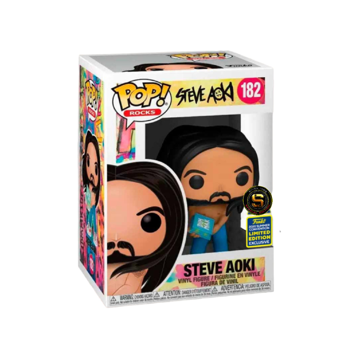 FUNKO POP ROCKS STEVE AOKI 182 EXCLUSIVO SAHARIS