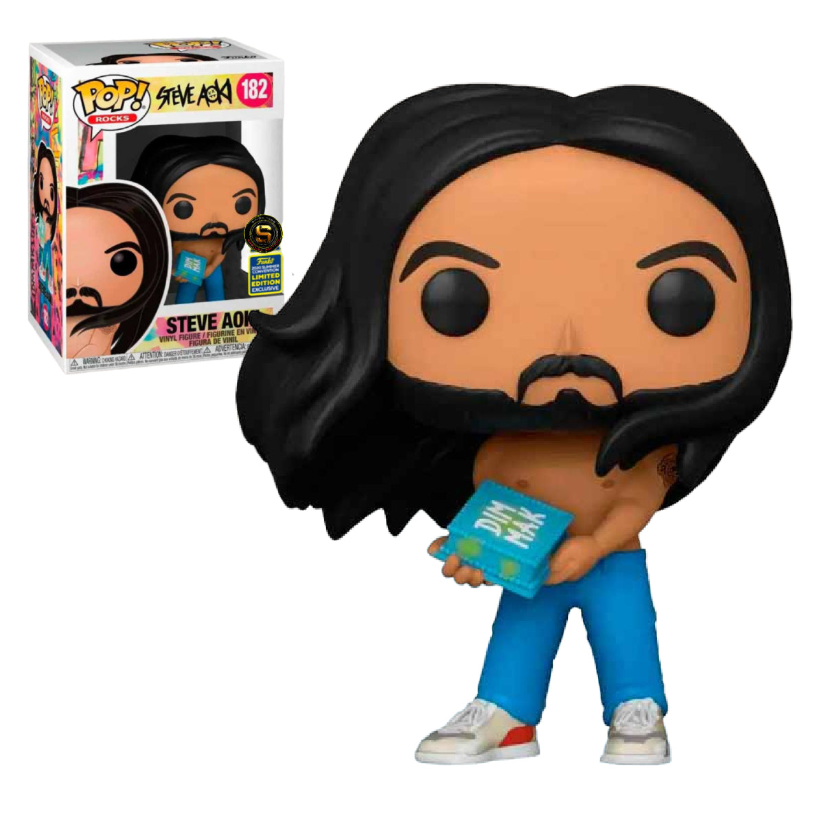 FUNKO POP ROCKS STEVE AOKI 182 EXCLUSIVO SAHARIS