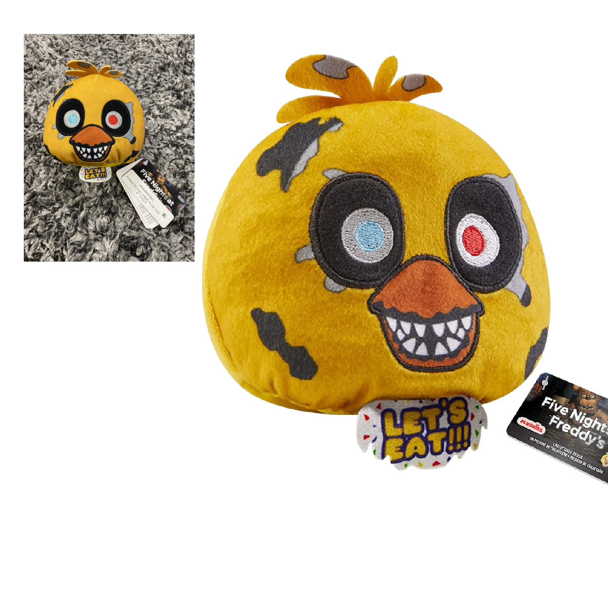 FUNKO PLUSH GAMES FNAF REVERSIBLE HEADS CHICA