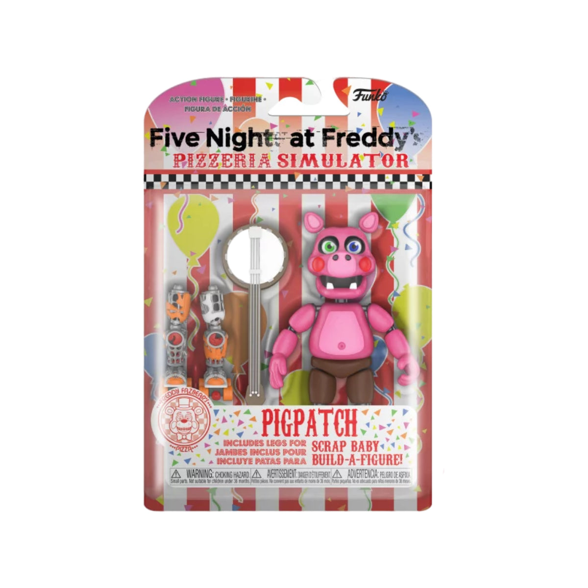 FUNKO ACTION FIGURE GAMES FNAF PIZZERIA SIMULATOR PIGPATCH