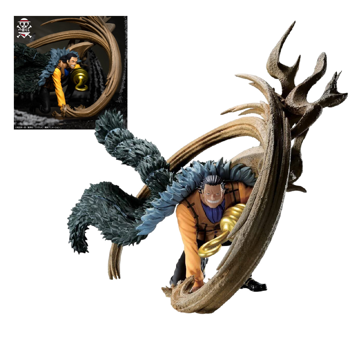 BANDAI SPIRITS ICHIBANSHO ONE PIECE DUEL MEMORIES CROCODILE
