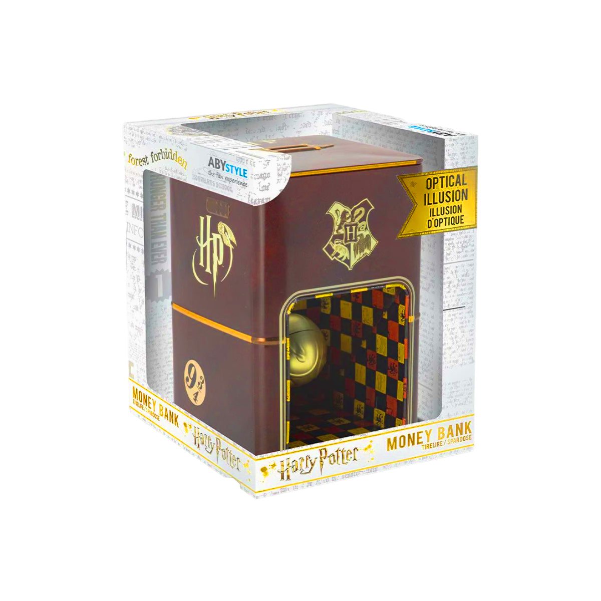 ABYSTYLE HARRY POTTER GOLDEN SNITCH ILLUSION COIN BANK