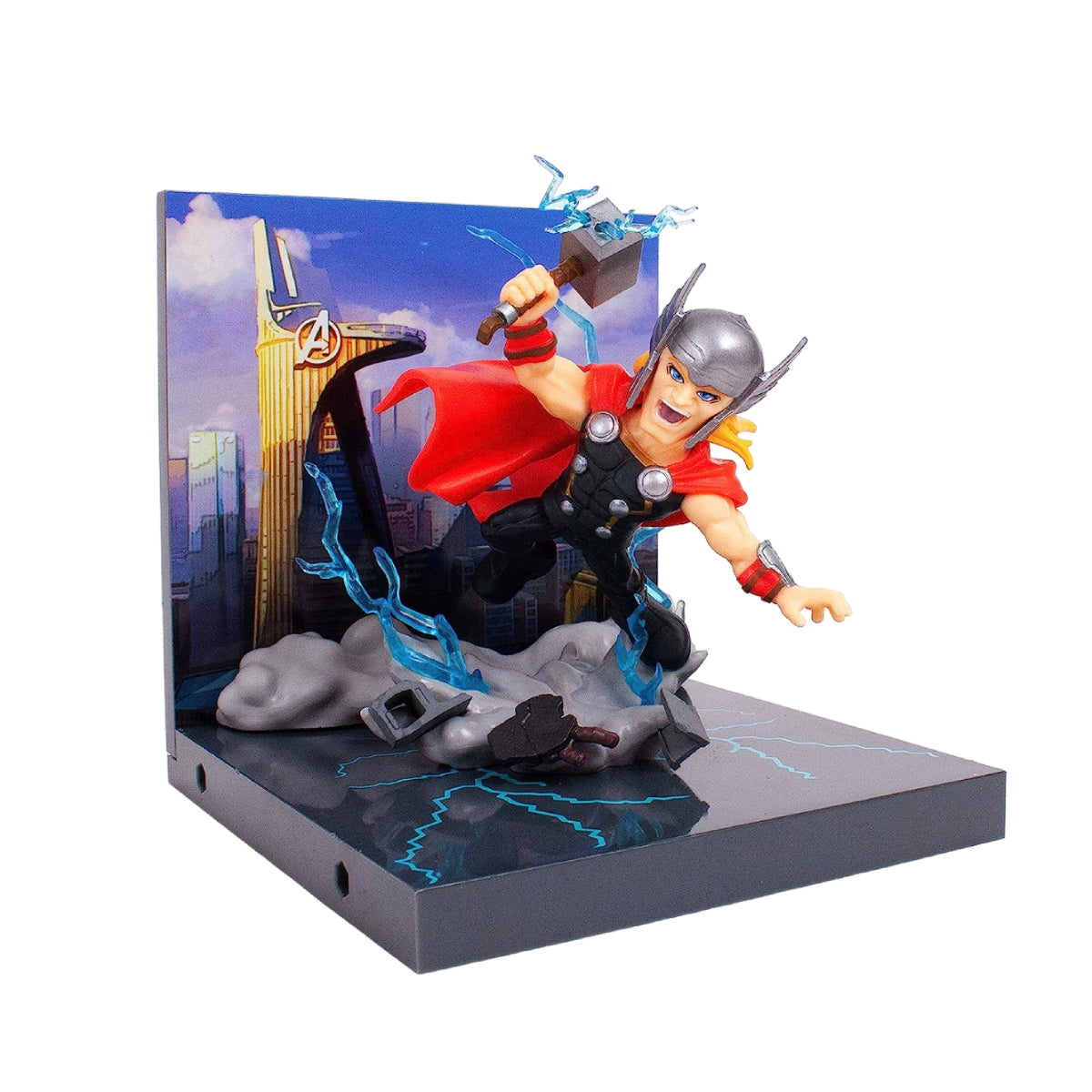 LOYAL SUBJECTS SUPERAMA MARVEL THOR FIGURAL DIORAMA
