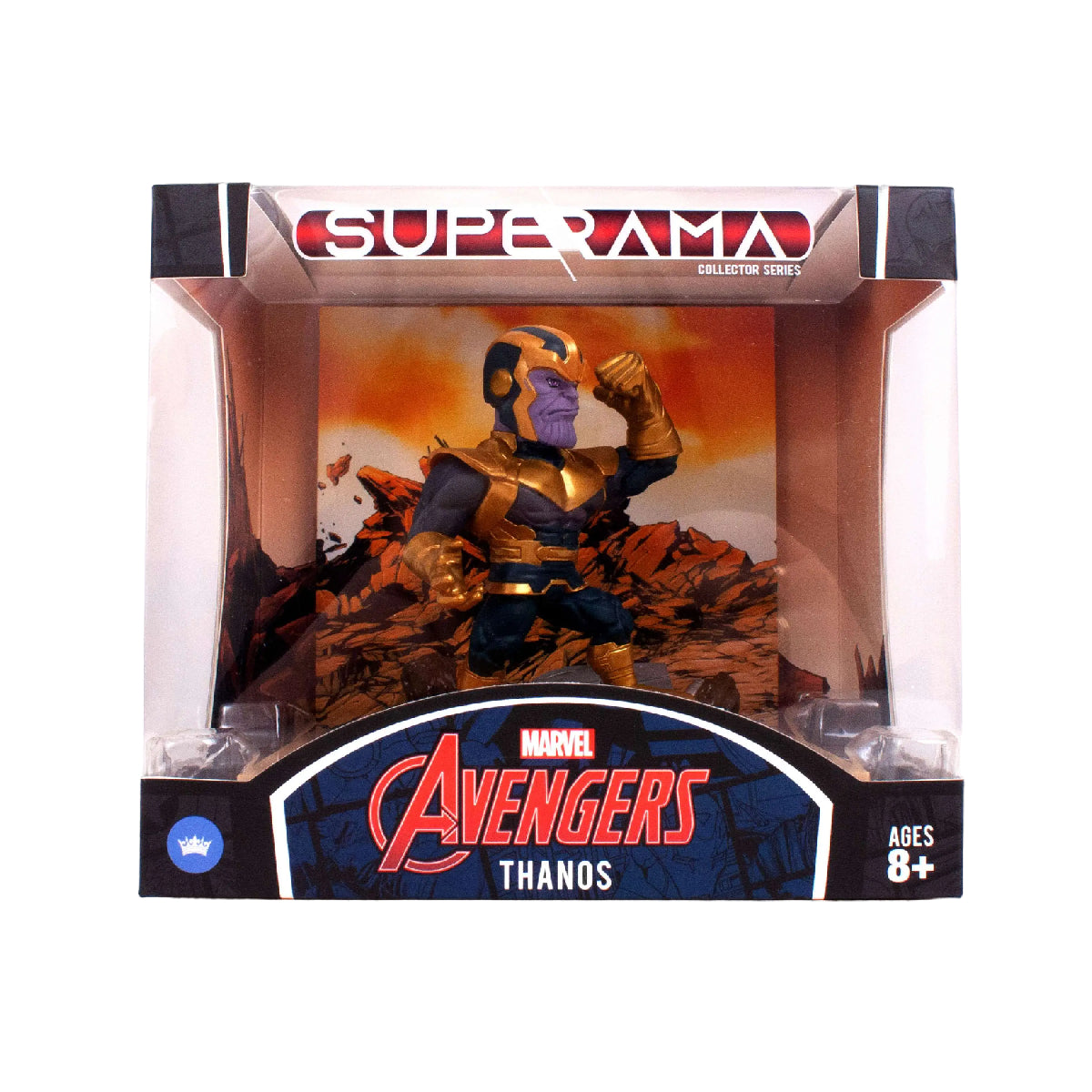LOYAL SUBJECTS SUPERAMA MARVEL THANOS FIGURAL DIORAMA