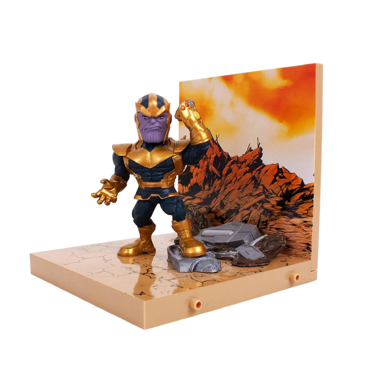 LOYAL SUBJECTS SUPERAMA MARVEL THANOS FIGURAL DIORAMA