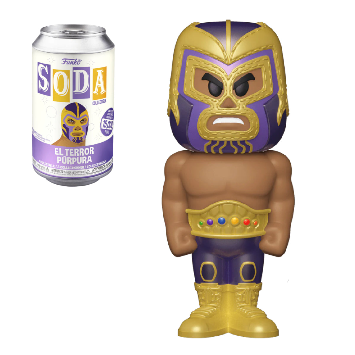 FUNKO VINYL SODA MARVEL LUCHADORES EL TERROR PURPURA