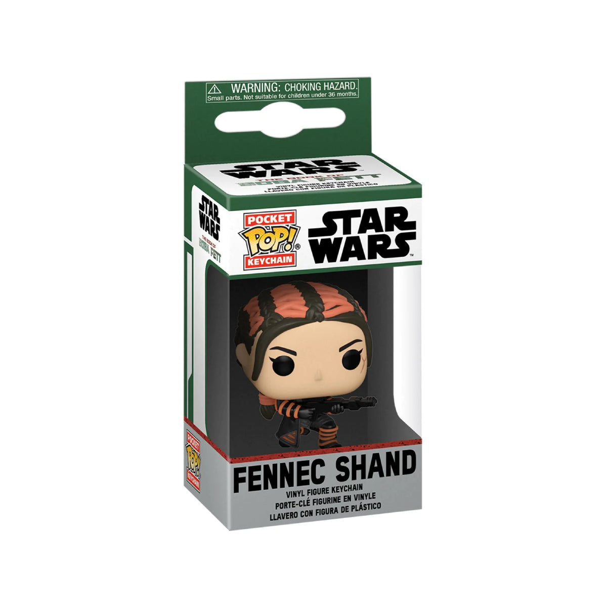FUNKO KEYCHAIN STAR WARS BOOK OF BOBA FETT FENNEC SHAND