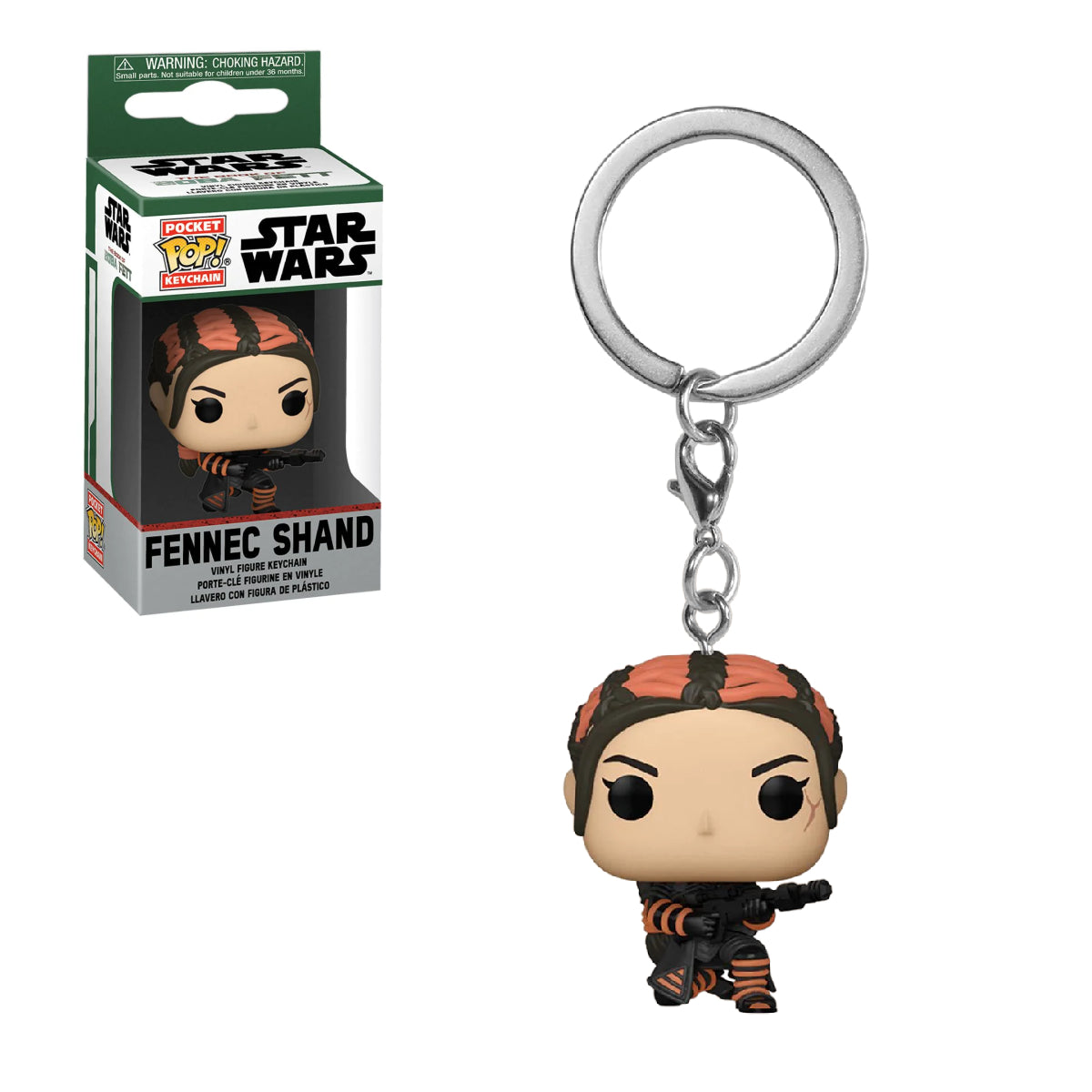 FUNKO KEYCHAIN STAR WARS BOOK OF BOBA FETT FENNEC SHAND