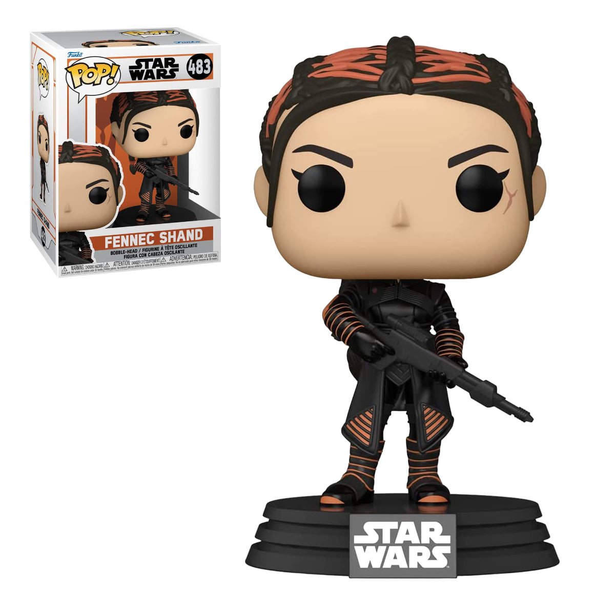 FUNKO POP STAR WARS THE MANDALORIAN FENNEC SHAND 483