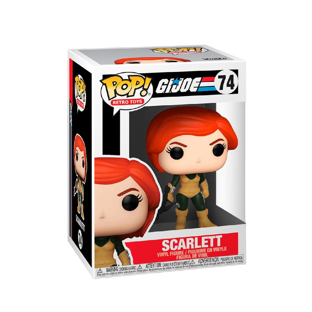 FUNKO POP RETRO TOYS GI JOE SCARLETT 74
