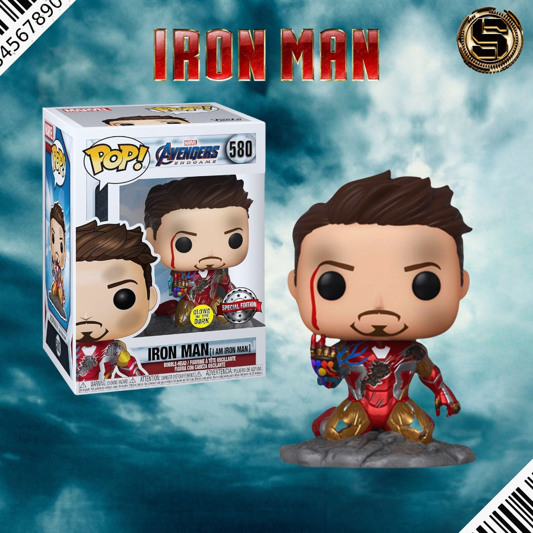 FUNKO POP MARVEL AVENGERS ENDGAME IRON MAN I AM IRON MAN 580 GW SE