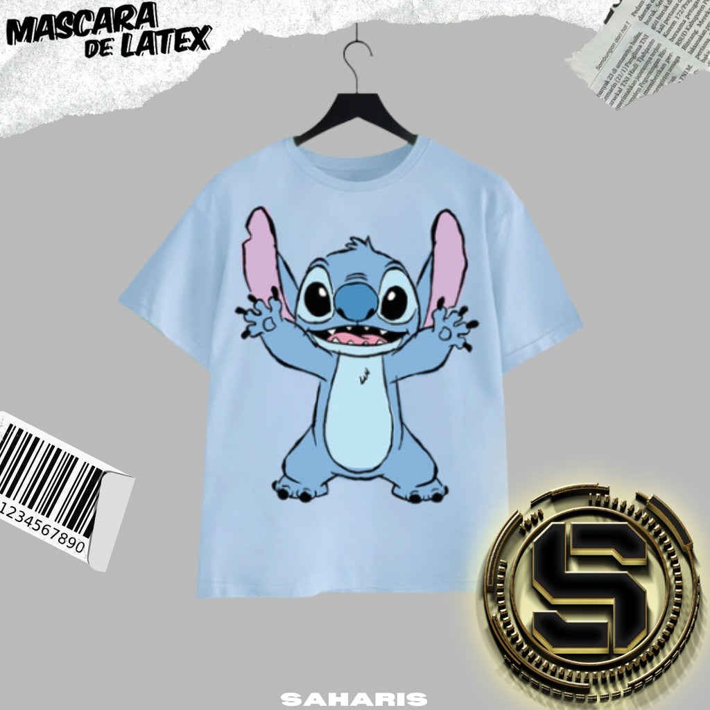 MASCARA DE LATEX PLAYERA STITCH HUG