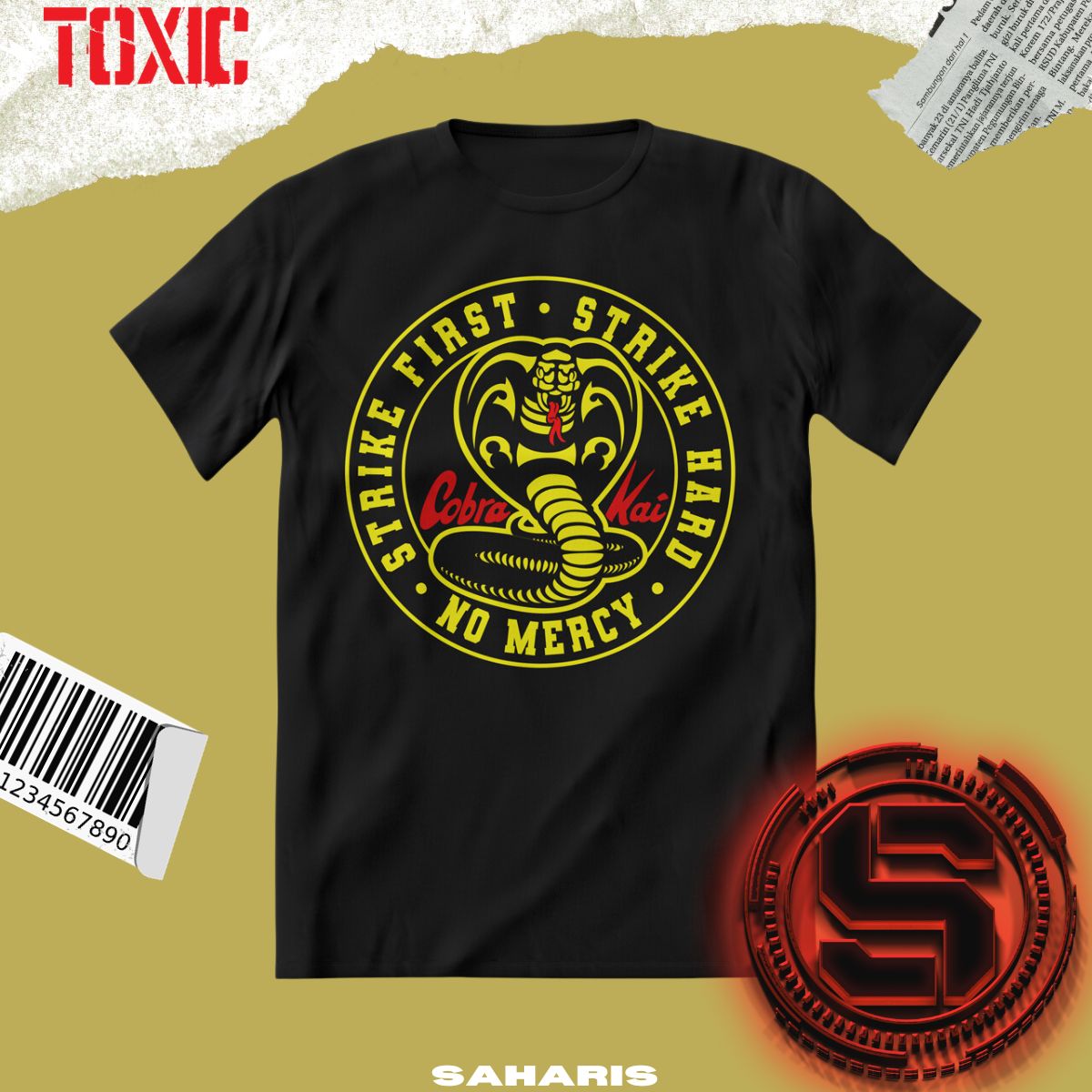 TOXIC PLAYERA NIÑO COBRA KAI STRIKE FIRST