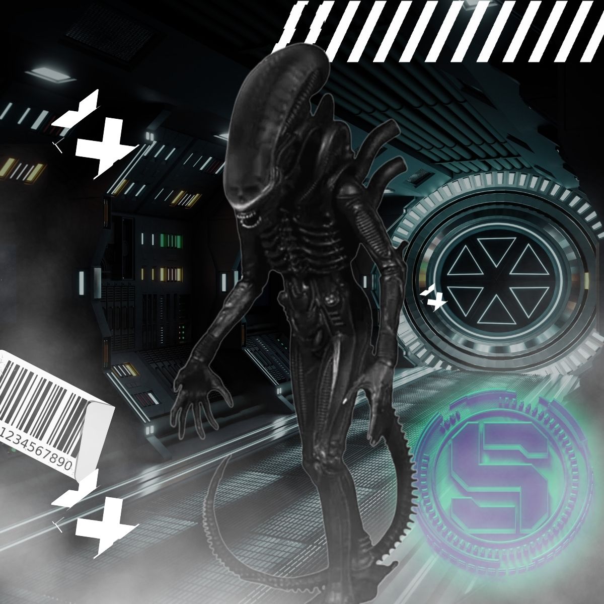 MEZCO ONE:12 COLLECTIVE ALIEN XENOMORPH FIGURE