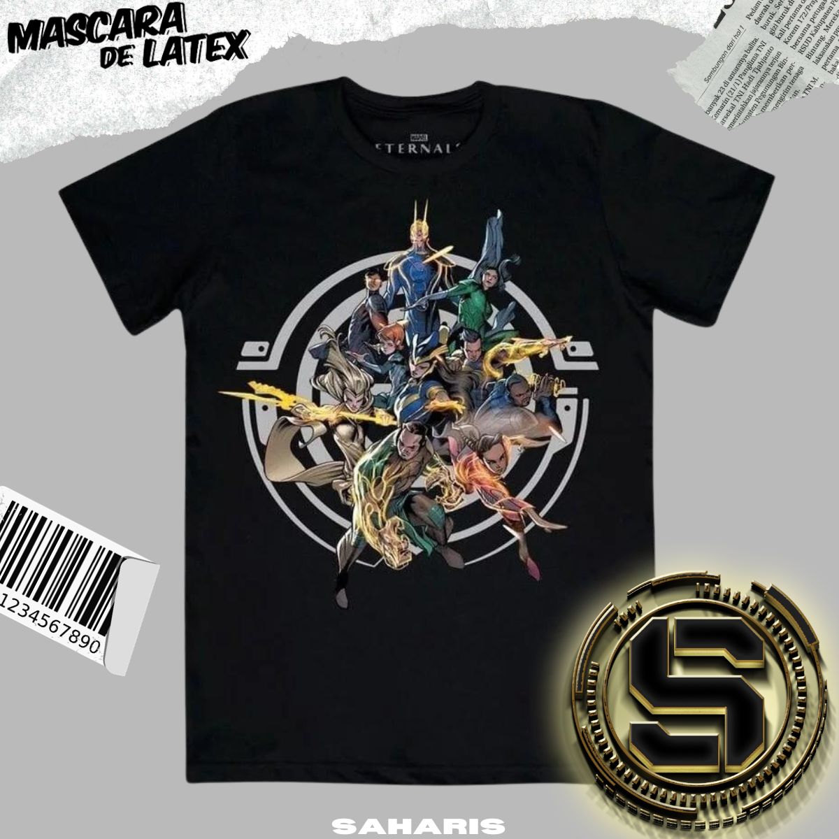 MASCARA DE LATEX PLAYERA MARVEL ETERNALS