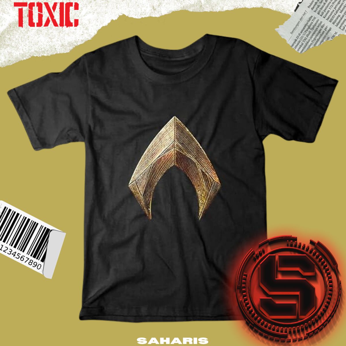 TOXIC PLAYERA DC AQUAMAN MOVIE LOGO
