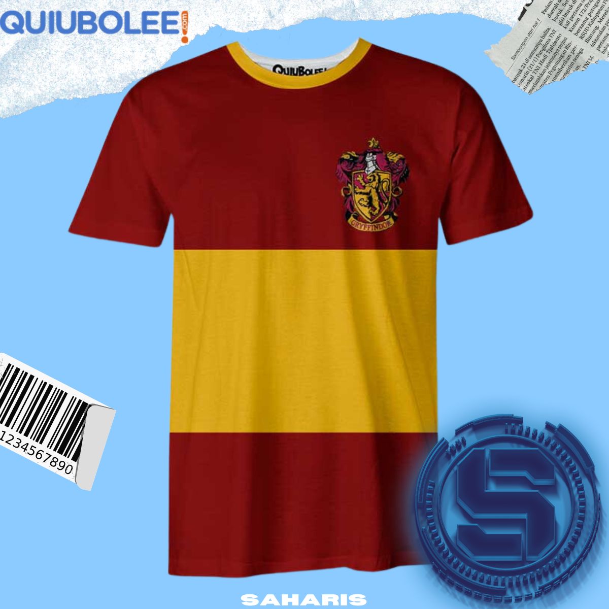QUIUBOLEE PLAYERA QUIDDITCH GRYFFINDOR