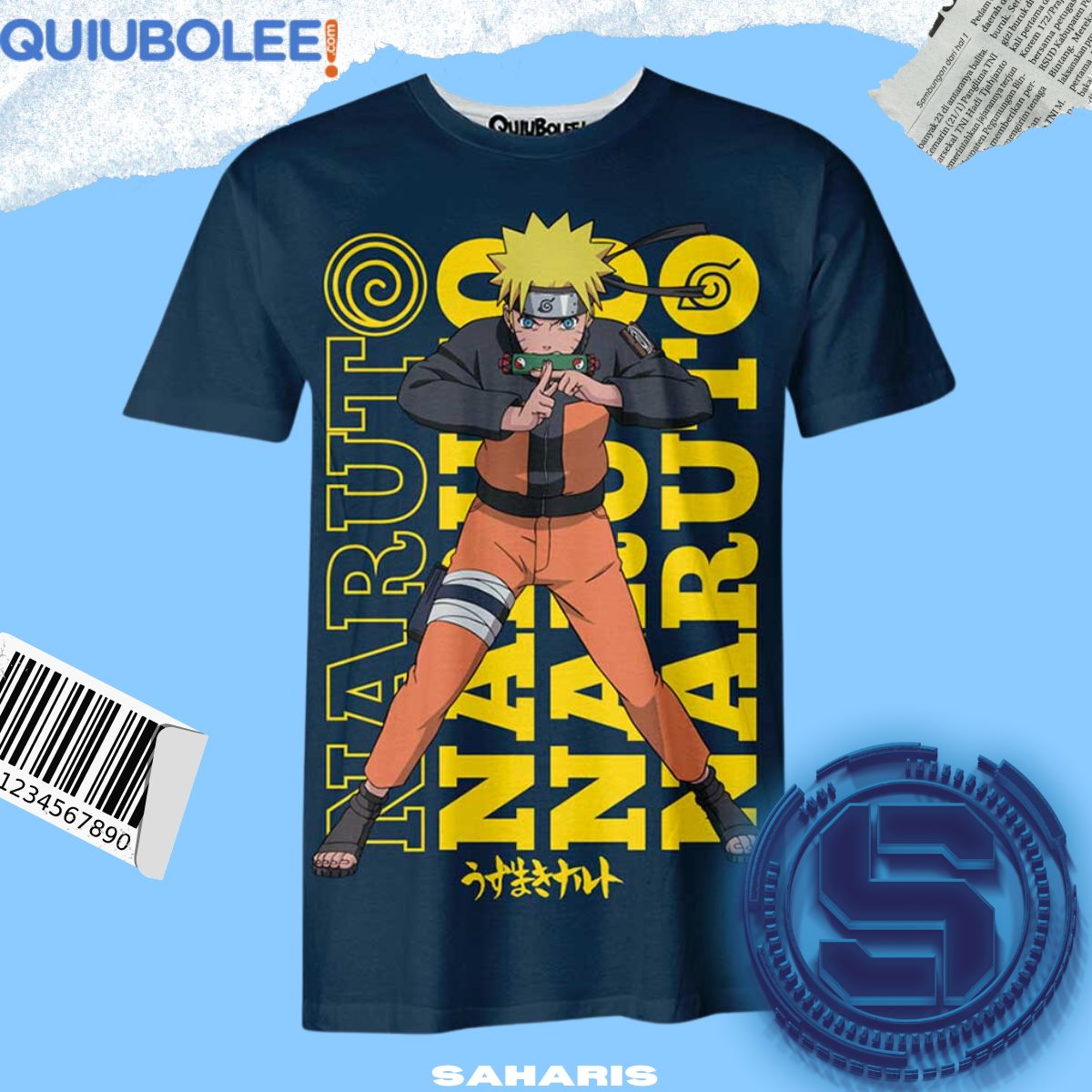 QUIUBOLEE PLAYERA NINJA UZUMAKI NARUTO