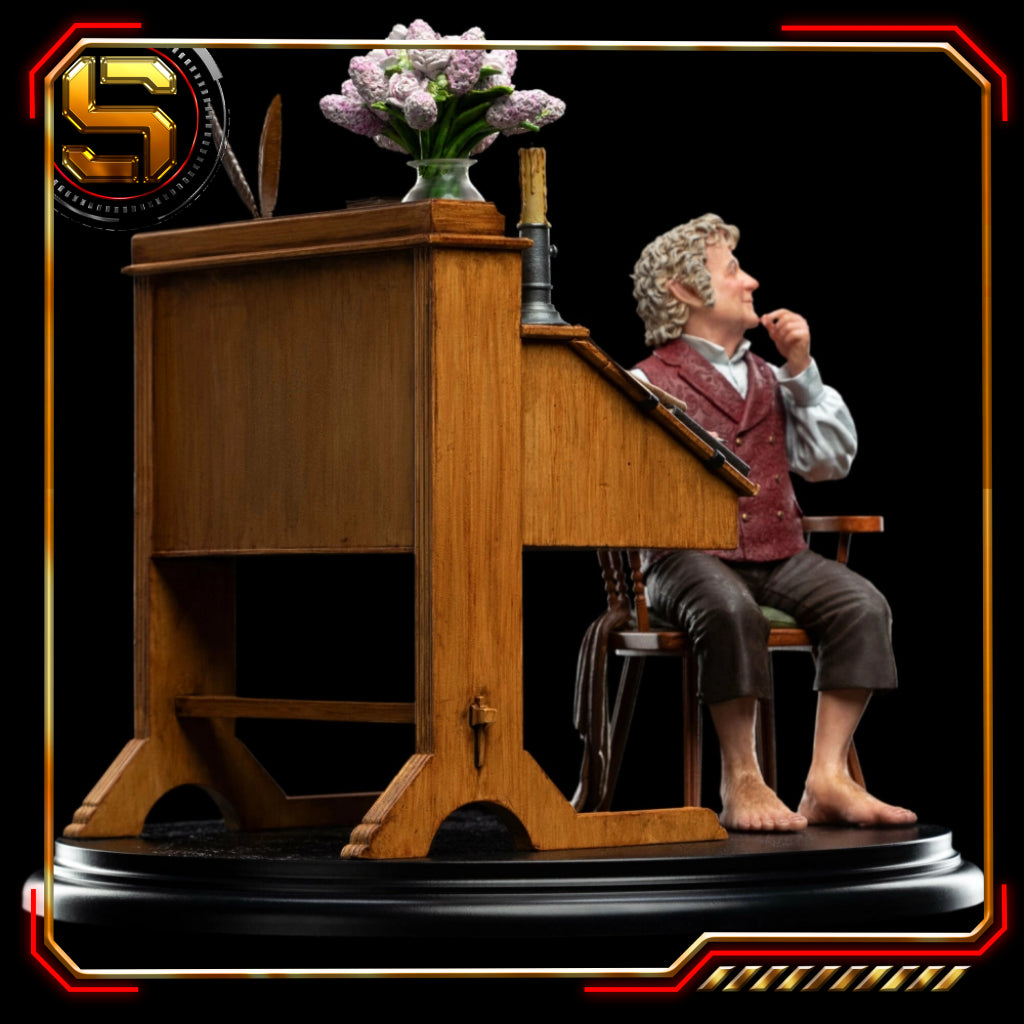 WETA THE LORD OF THE RINGS BILBO BAGGINS AT DESK 1/6 SCALE STATUE