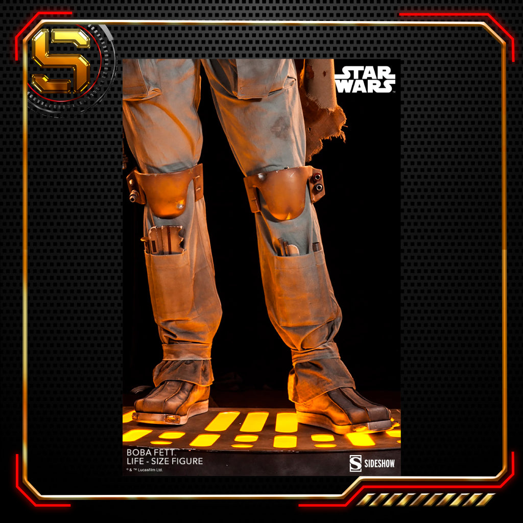 SIDESHOW STAR WARS BOBA FETT EMPIRE STIRKES BACK LIFE SIZE STATUE