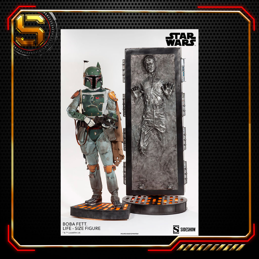 SIDESHOW STAR WARS BOBA FETT EMPIRE STIRKES BACK LIFE SIZE STATUE