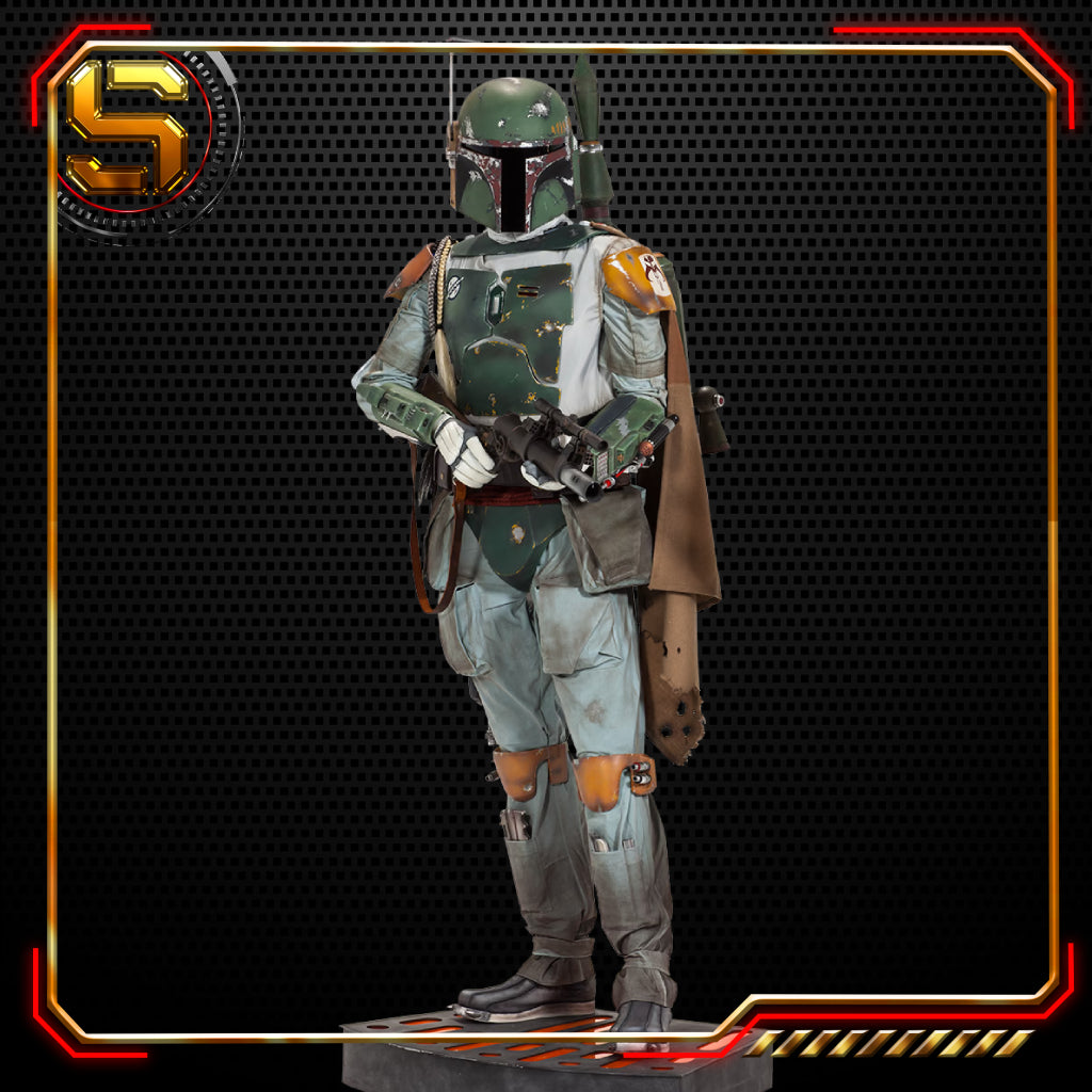 SIDESHOW STAR WARS BOBA FETT EMPIRE STIRKES BACK LIFE SIZE STATUE