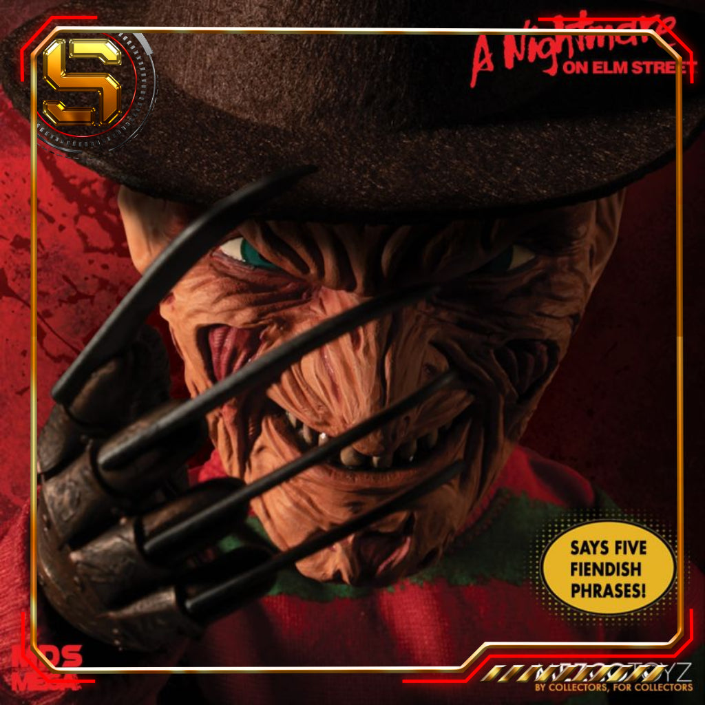 MEZCO MDS MEGA SCALE MOVIES NIGHTMARE ON ELM STREET TALKING FREDDY KRUEGER
