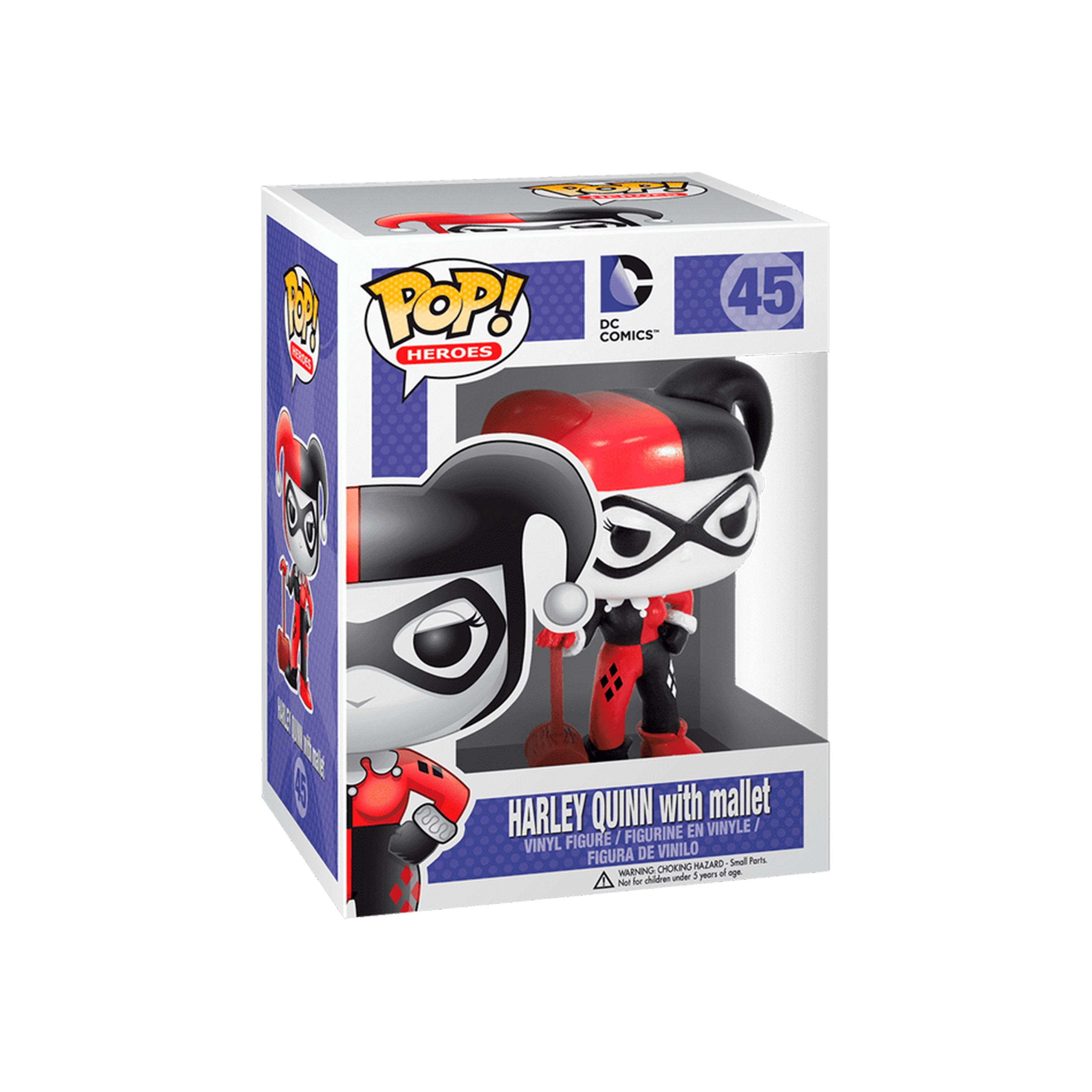 FUNKO POP DC HEROES HARLEY QUINN WITH MALLET 45