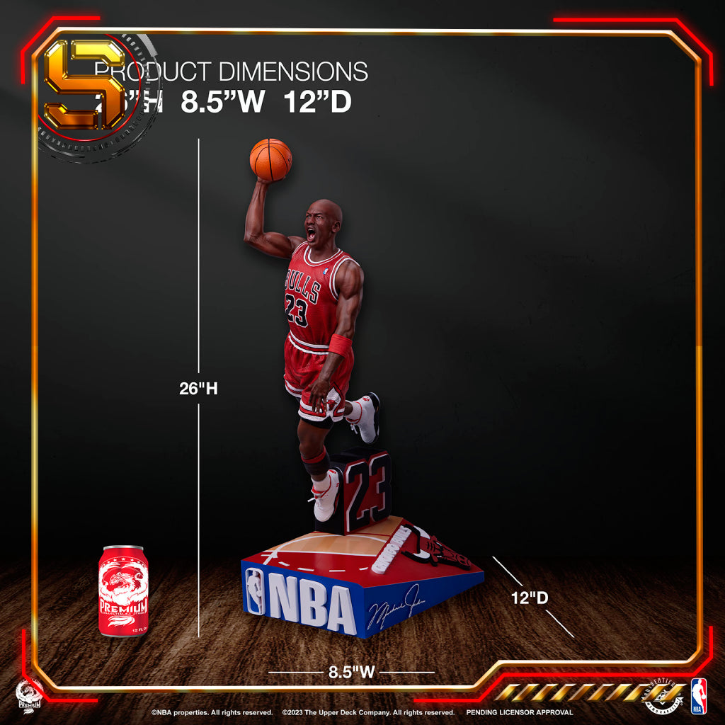 PCS NBA BULLS MICHAEL JORDAN 1/4 SCALE STATUE