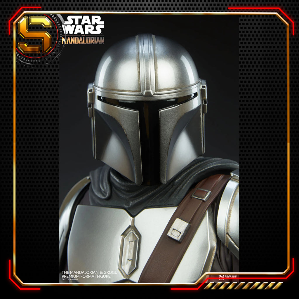 SIDESHOW STAR WARS: THE MANDALORIAN THE MANDALORIAN AND GROGU PREMIUM FORMAT FIGURE