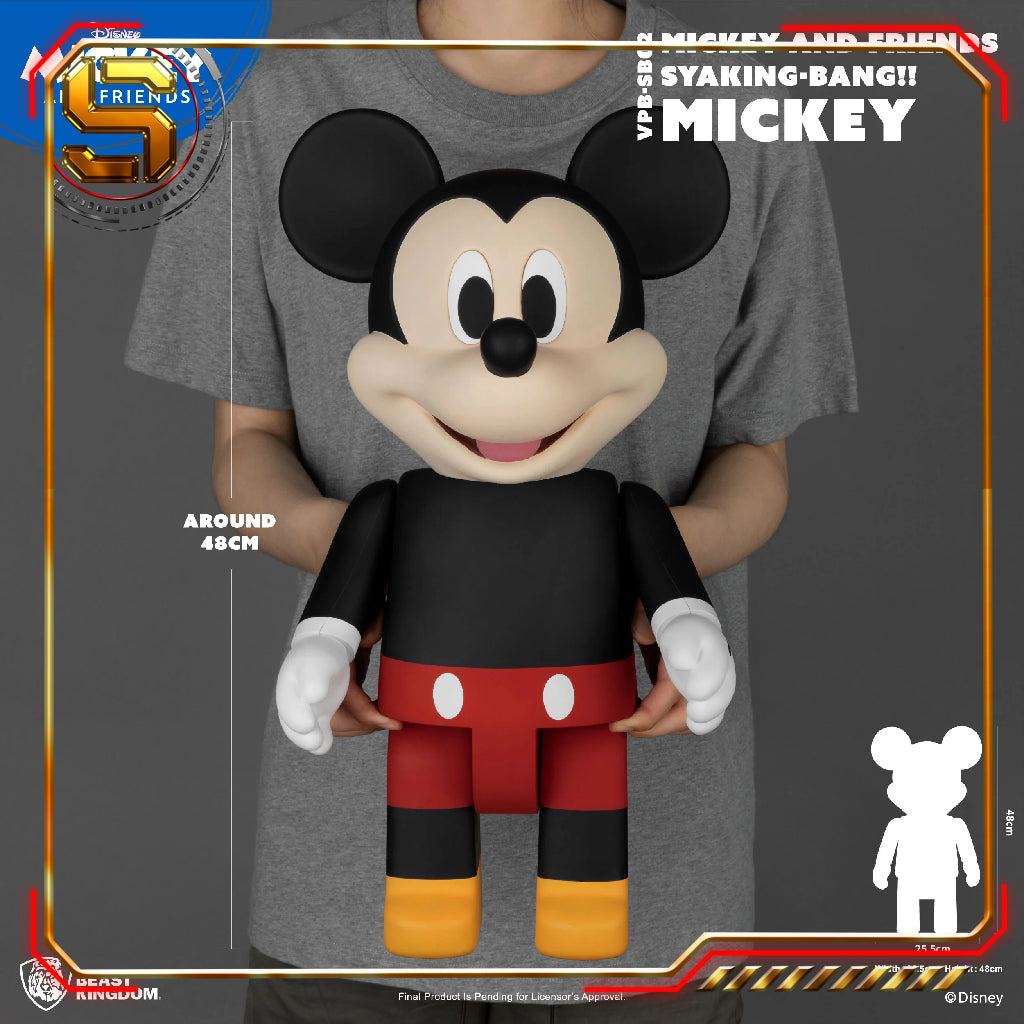BEAST KINGDOM BANK DISNEY MICKEY MOUSE SYAKING BANG PIGGY BANK
