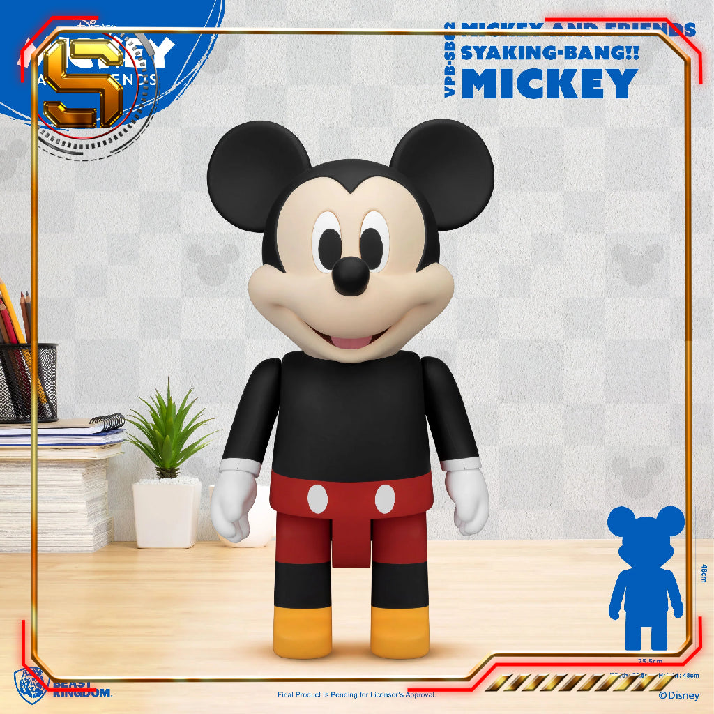 BEAST KINGDOM BANK DISNEY MICKEY MOUSE SYAKING BANG PIGGY BANK